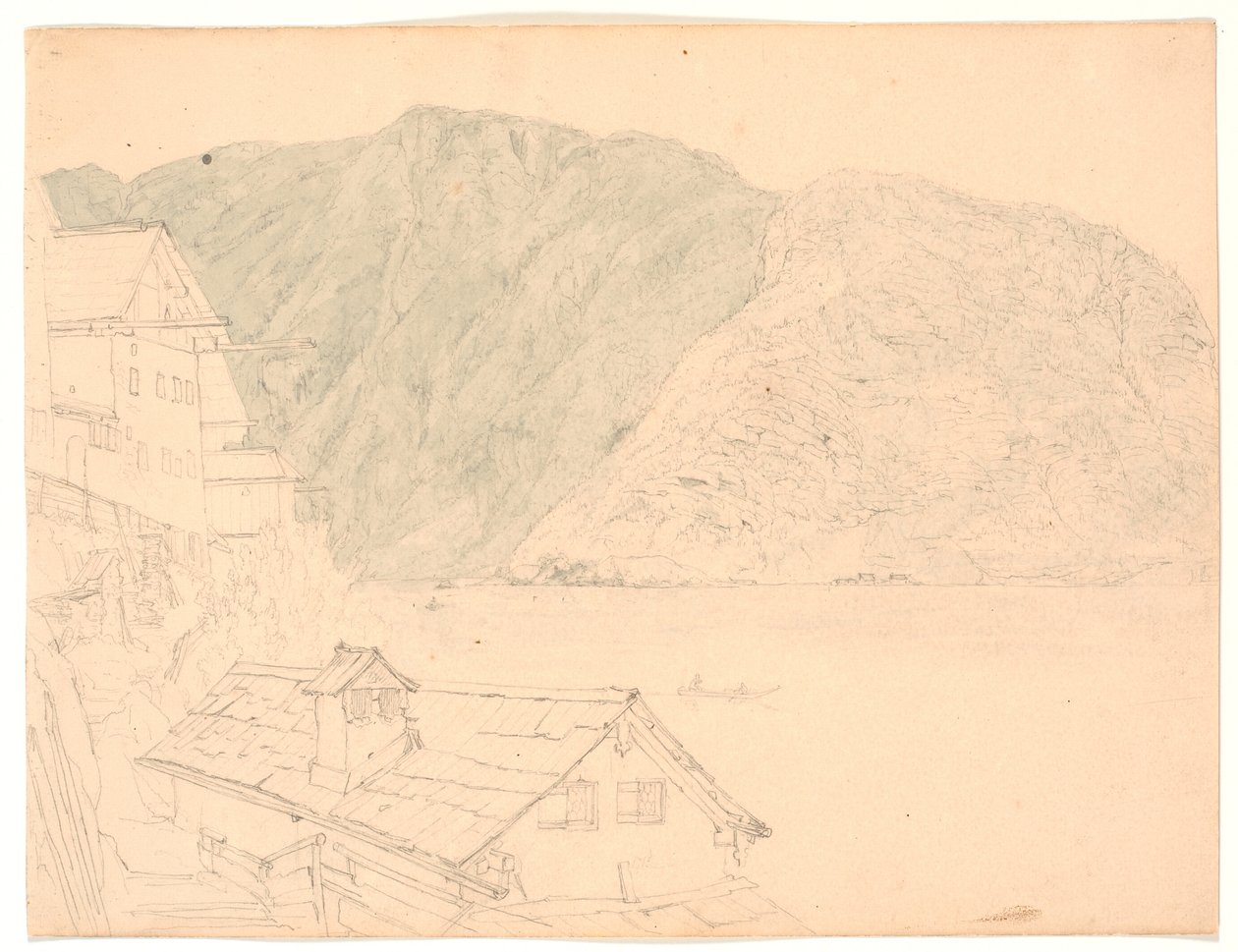 Sø ved Gmunden af Jørgen V. Sonne