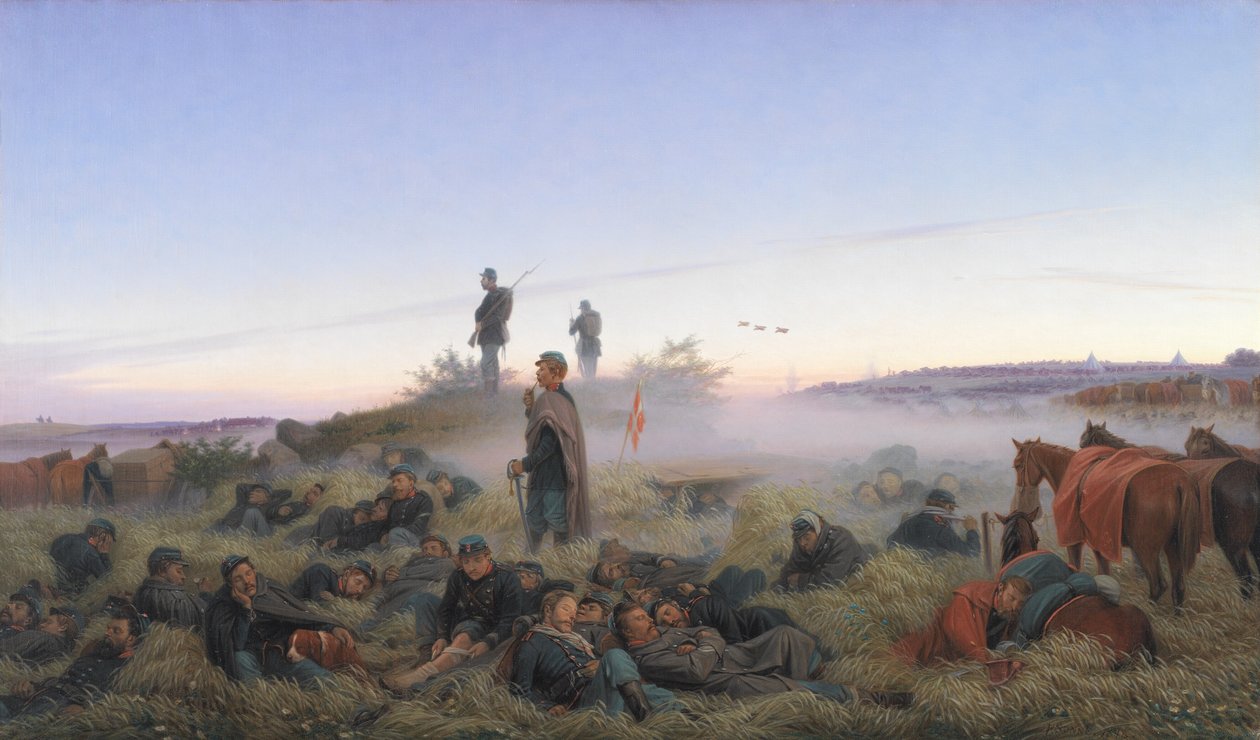 Morgenen efter slaget ved Isted den 25. juli 1850 af Jørgen V. Sonne