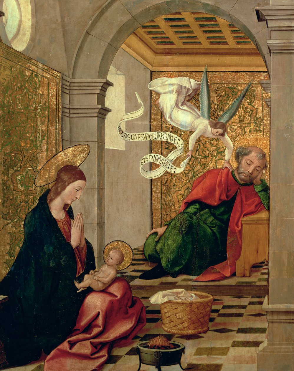 Drømmen om Sankt Josef, ca. 1535 af Juan de Borgoña