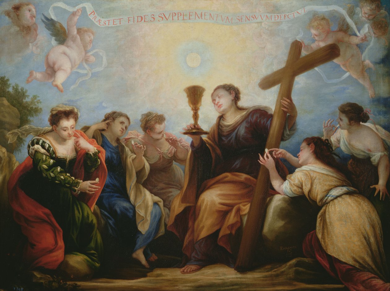 Troens triumf over sanserne af Juan Antonio Escalante