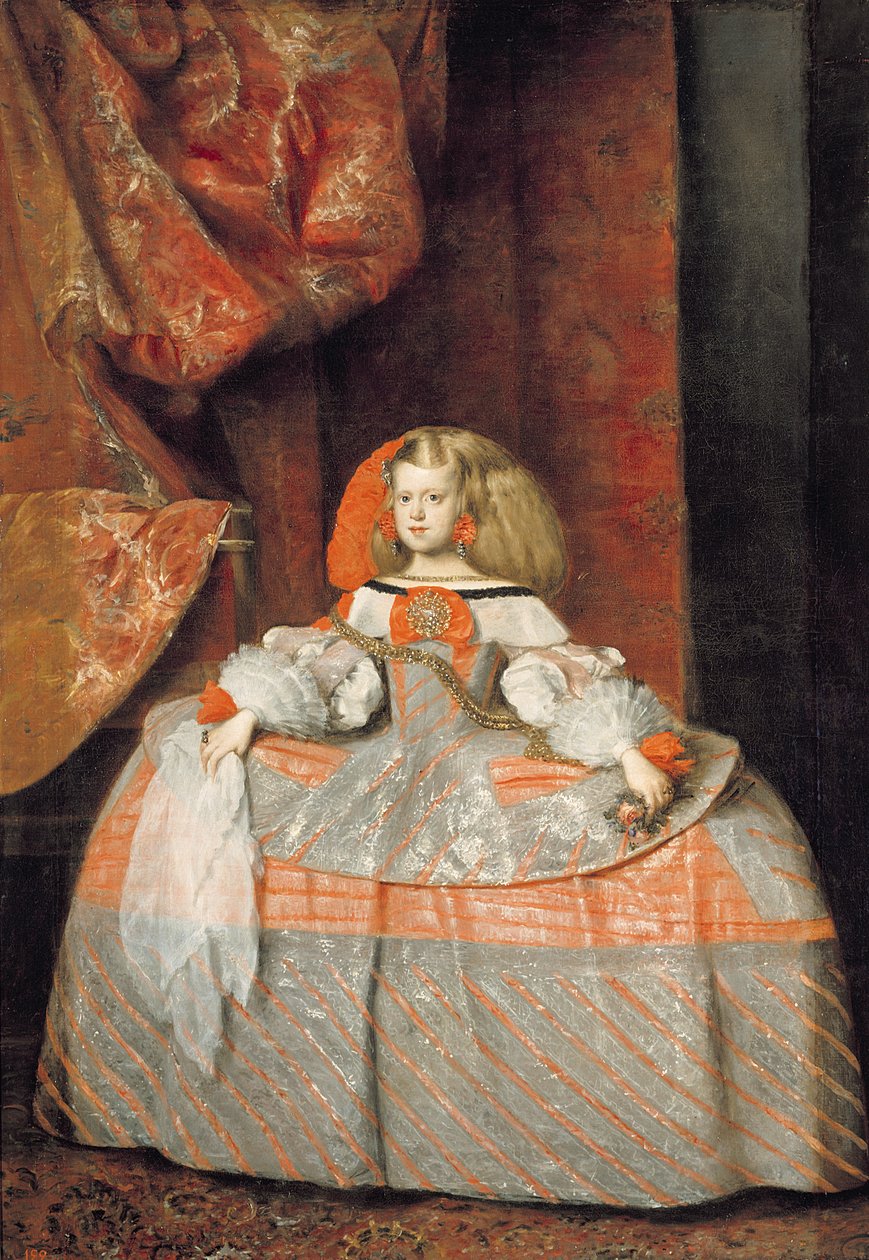 Infanta Margarita af Østrig, ca. 1665 af Juan Bautista Martinez Del Mazo
