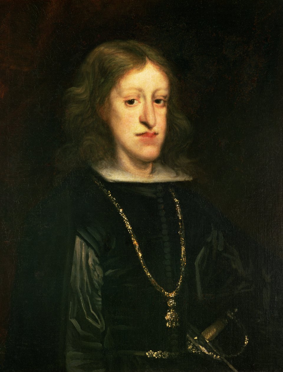 Karl II (1661-1700) af Spanien af Juan Carreño de Miranda