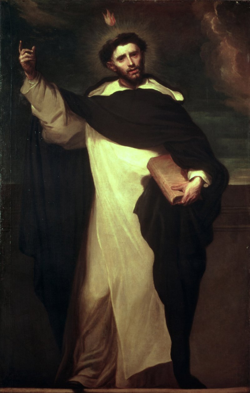 St. Dominic af Juan Carreño de Miranda