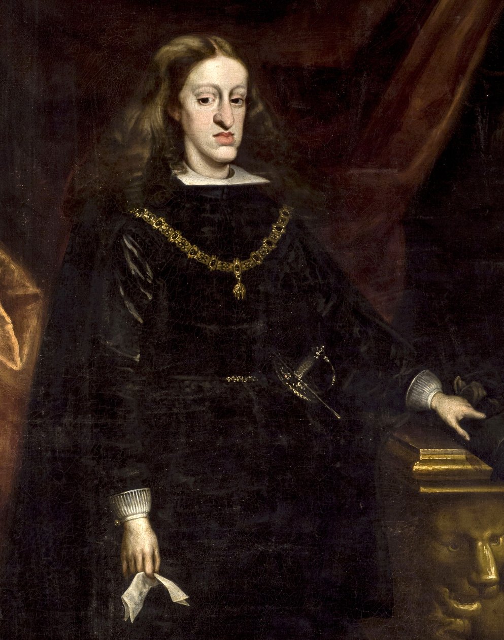 Kong Charles II af Spanien (1661-1700) af Juan Carreño de Miranda