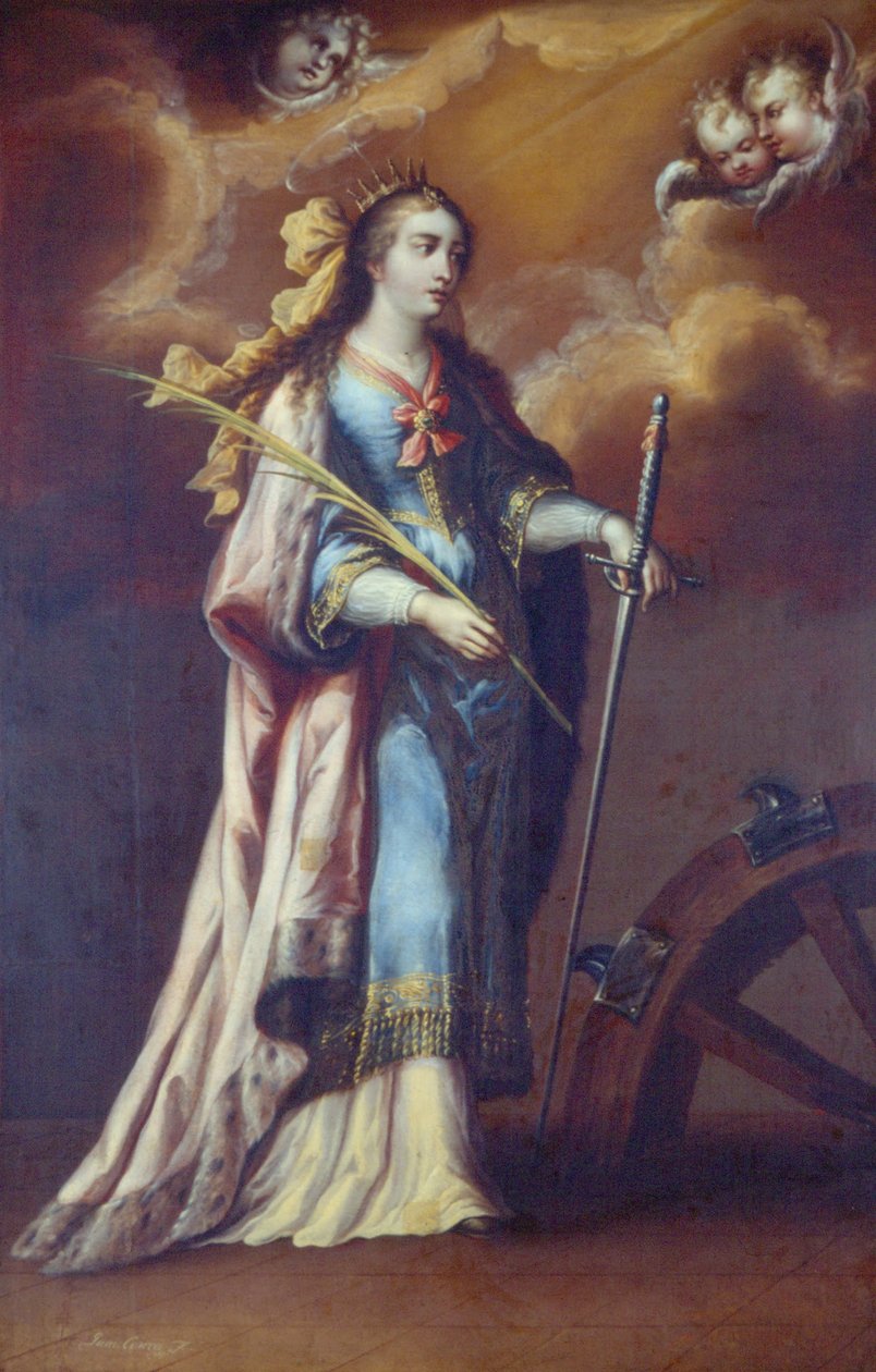 Sankt Katarina af Alexandria af Juan Correa de Vivar