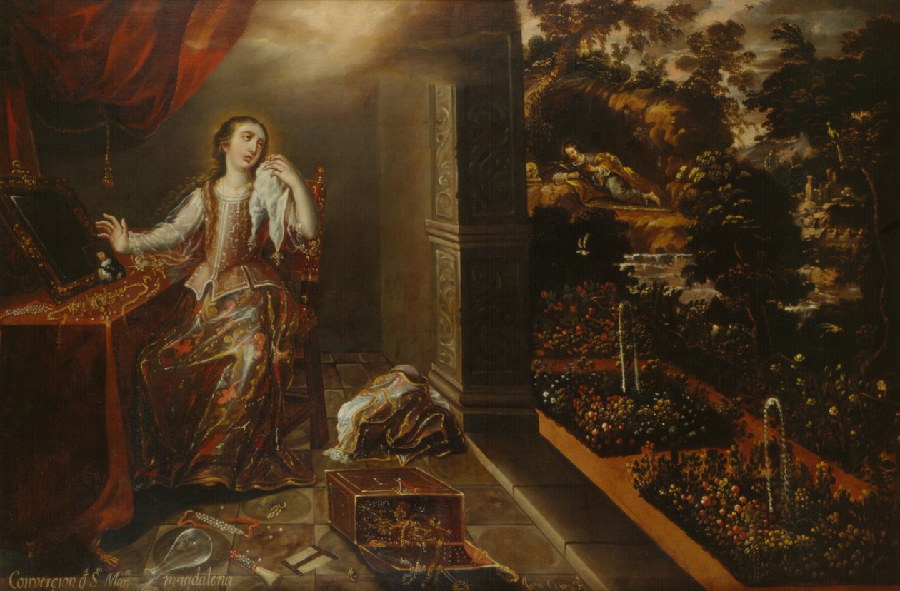 Omvendelsen af den hellige Maria Magdalena af Juan Correa de Vivar
