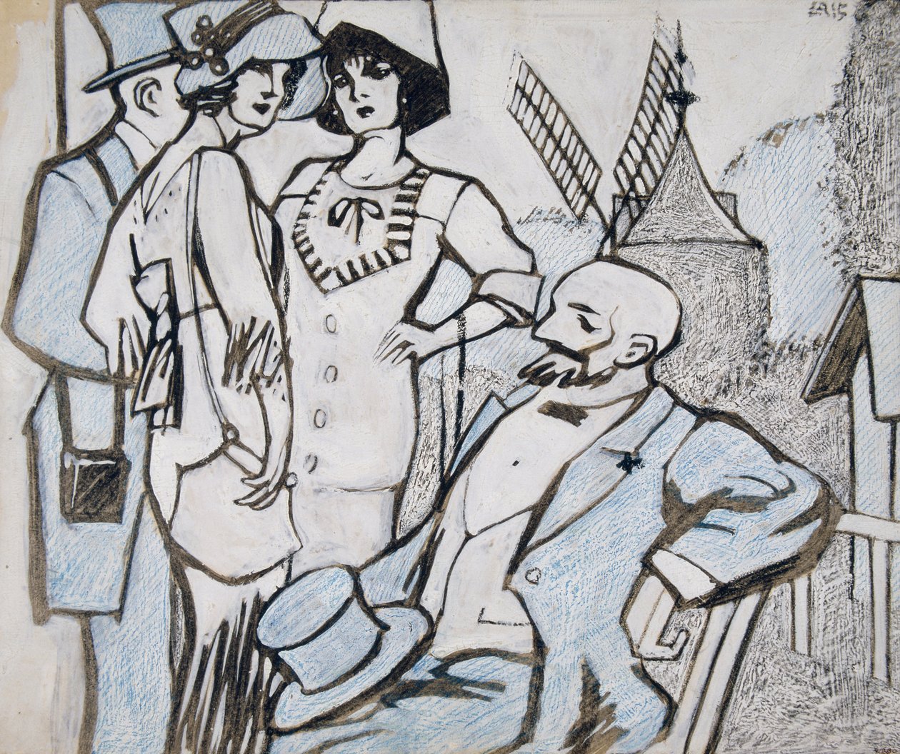 Ved Longchamps løb af Juan Gris