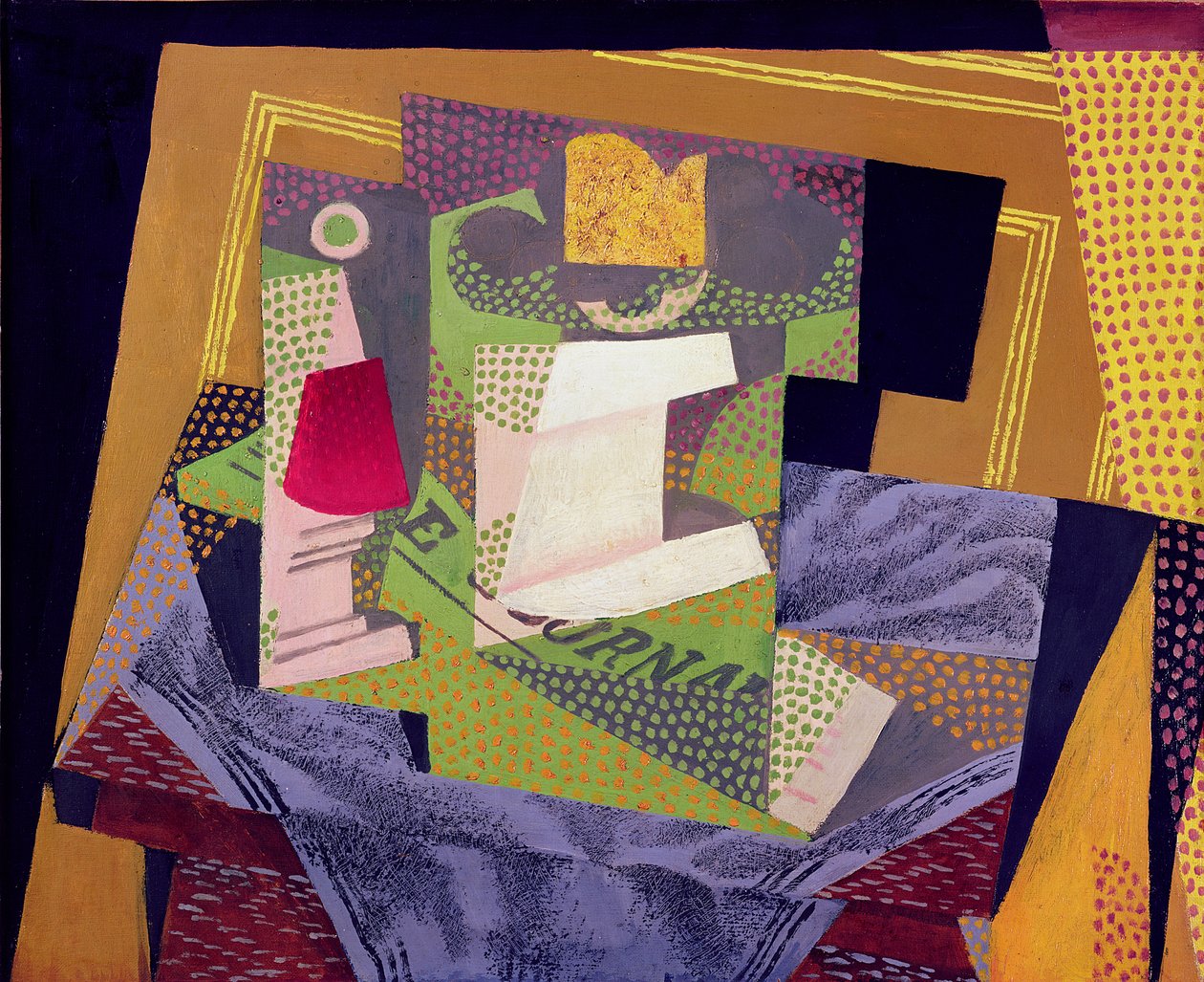Komposition på et bord, 1916 af Juan Gris