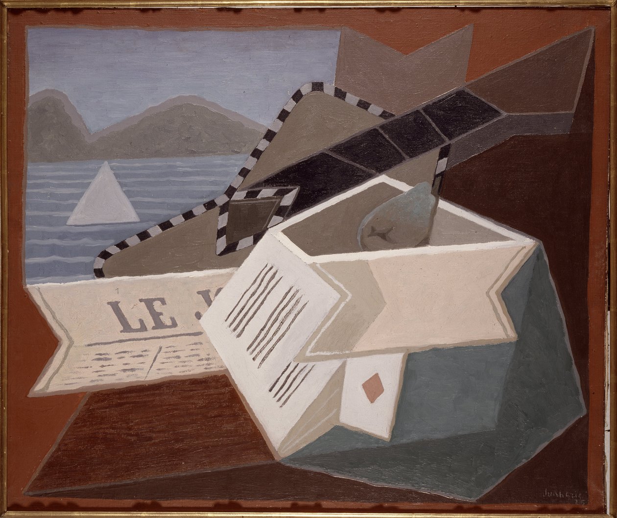 Guitaren foran havet af Juan Gris
