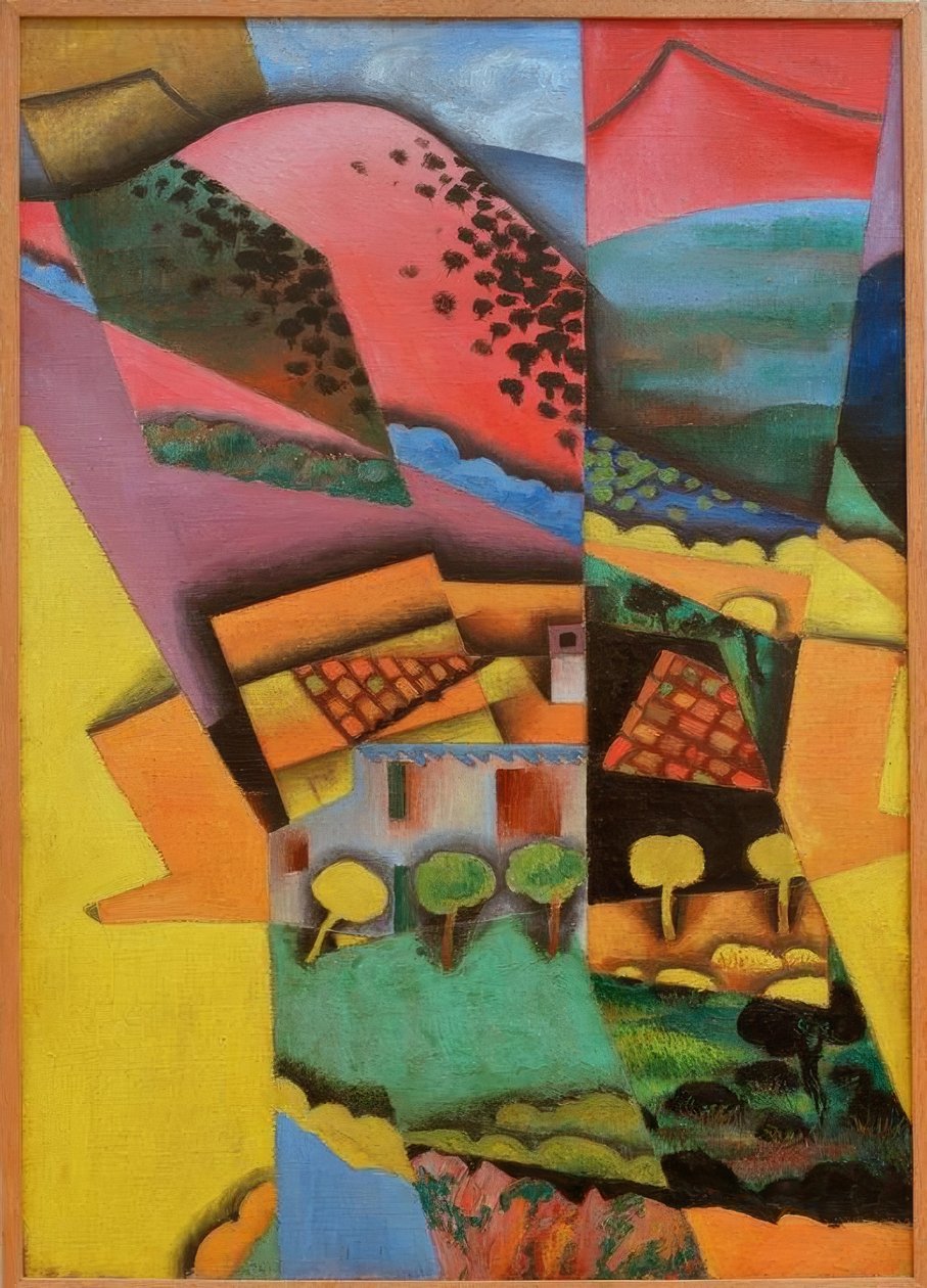 Landskab i Ceret af Juan Gris