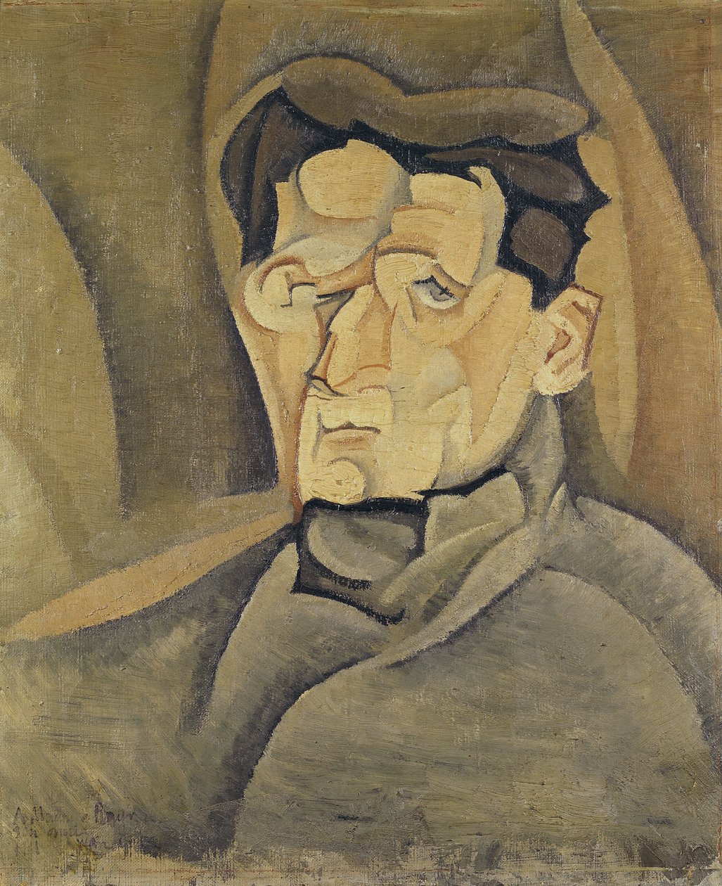 Portræt af Maurice Raynal (1884-1954) 1911 af Juan Gris