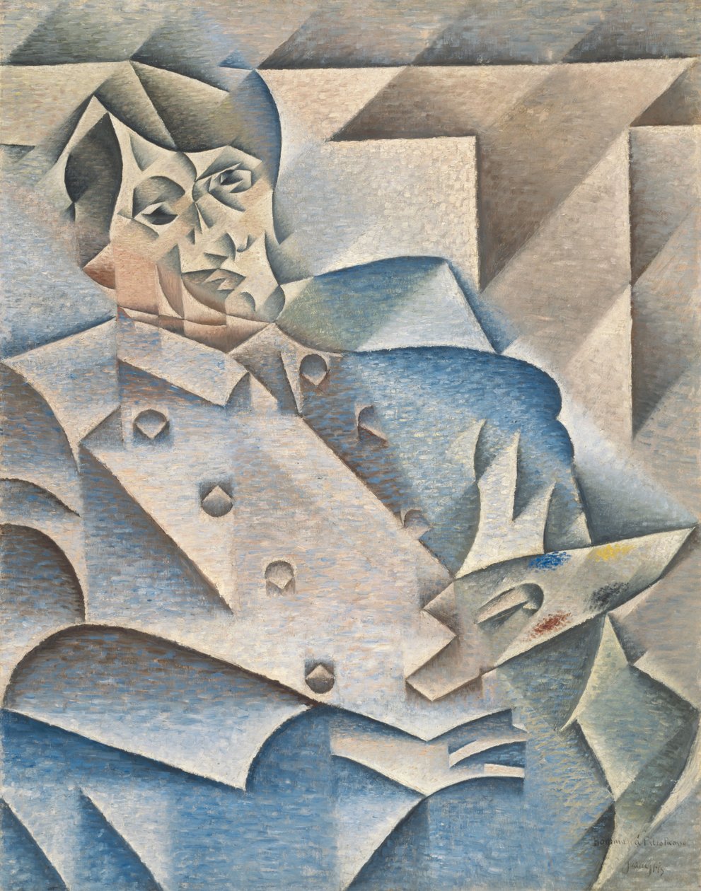Portræt af Pablo Picasso af Juan Gris