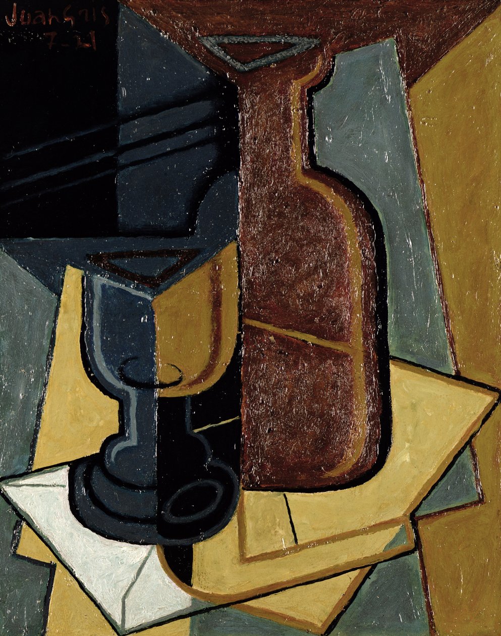 Brevet, 1921 (panel) af Juan Gris