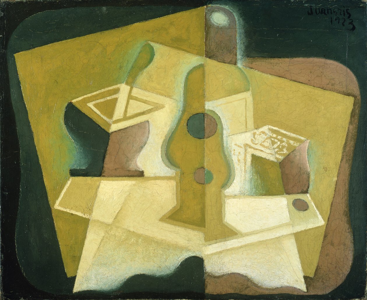 Pakken med tobak, ca.1923 af Juan Gris