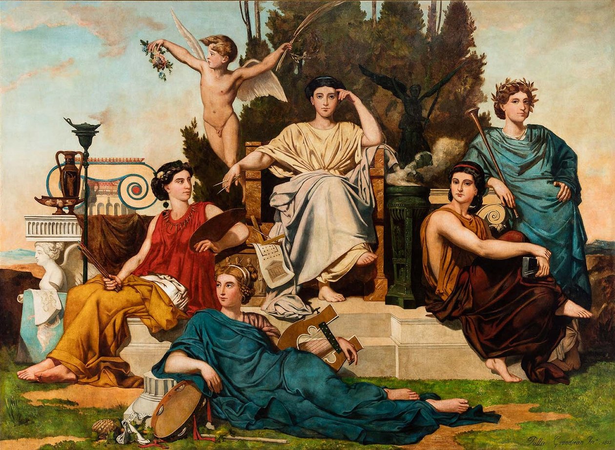 Allegory of the Arts af Juan Leon Palliere
