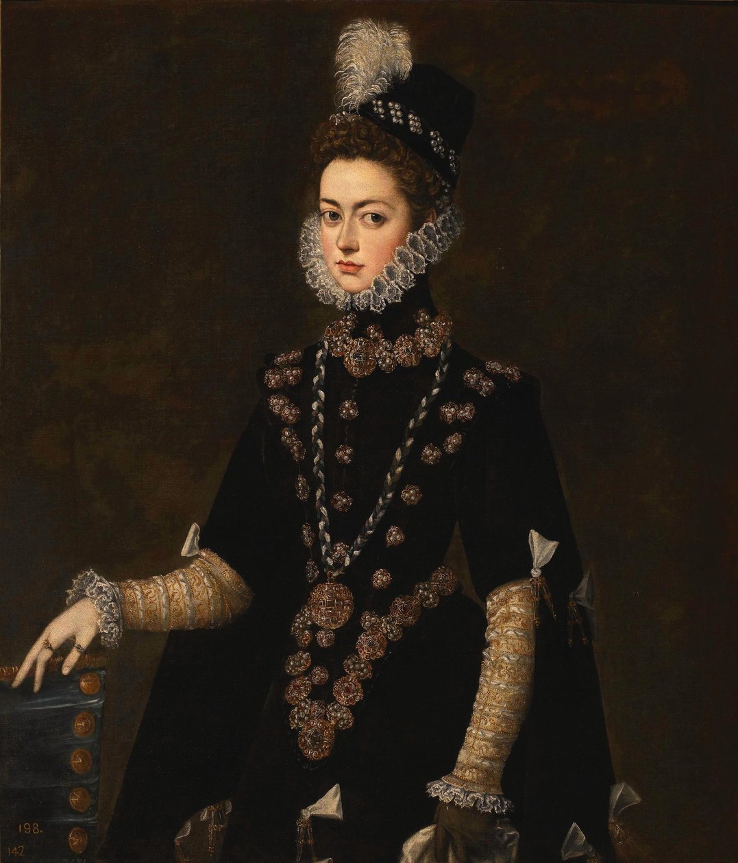 Infanta Catalina Micaela i Østrig af Juan Pantoja de la Cruz