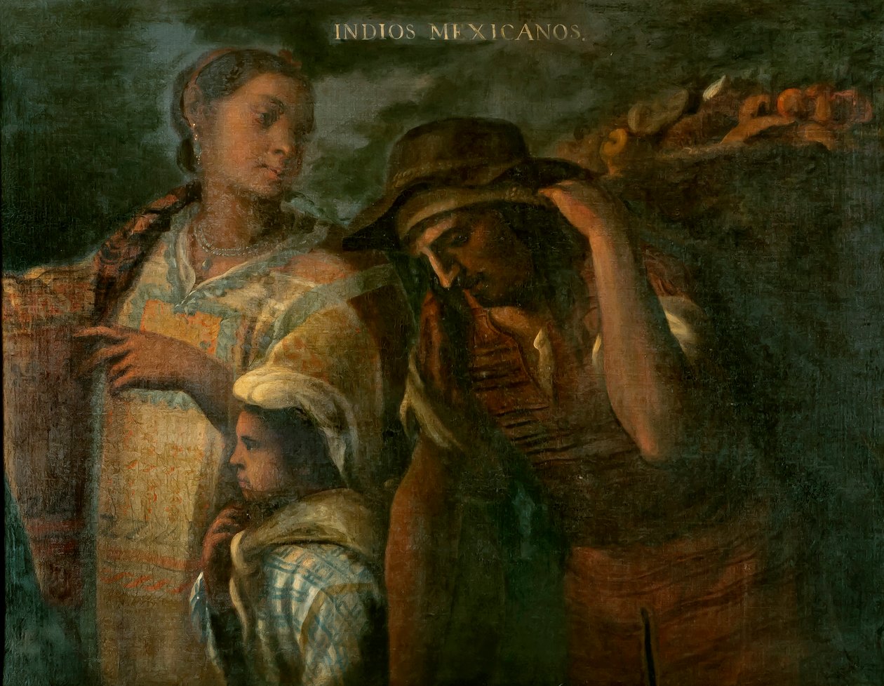 Mexicanske indianere, ca. 1715 af Juan Rodríguez Juárez
