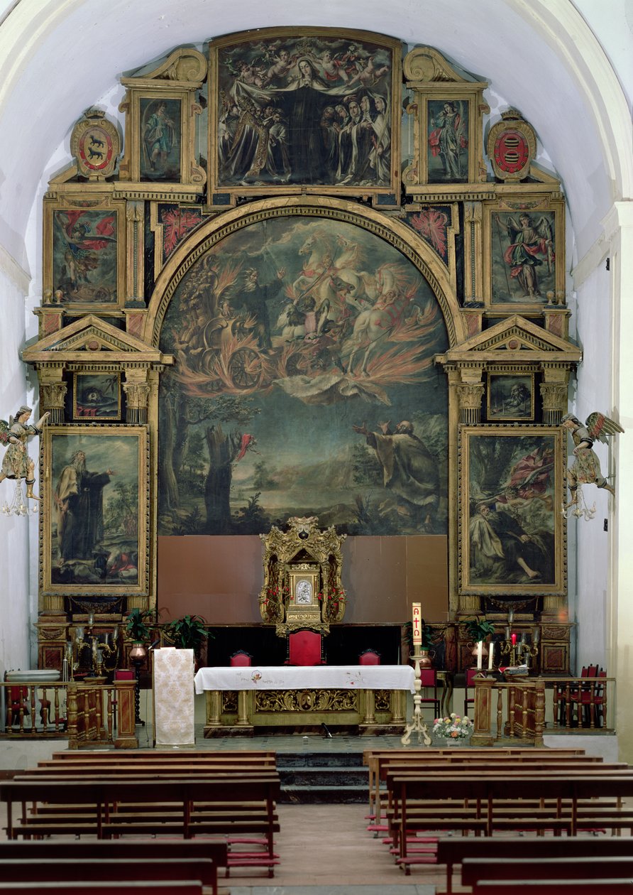 Elias altertavle af Juan de Valdes Leal