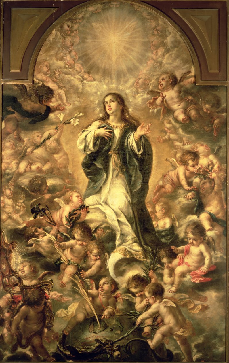 Den ubesmittede undfangelse, 1670-1672 af Juan de Valdes Leal