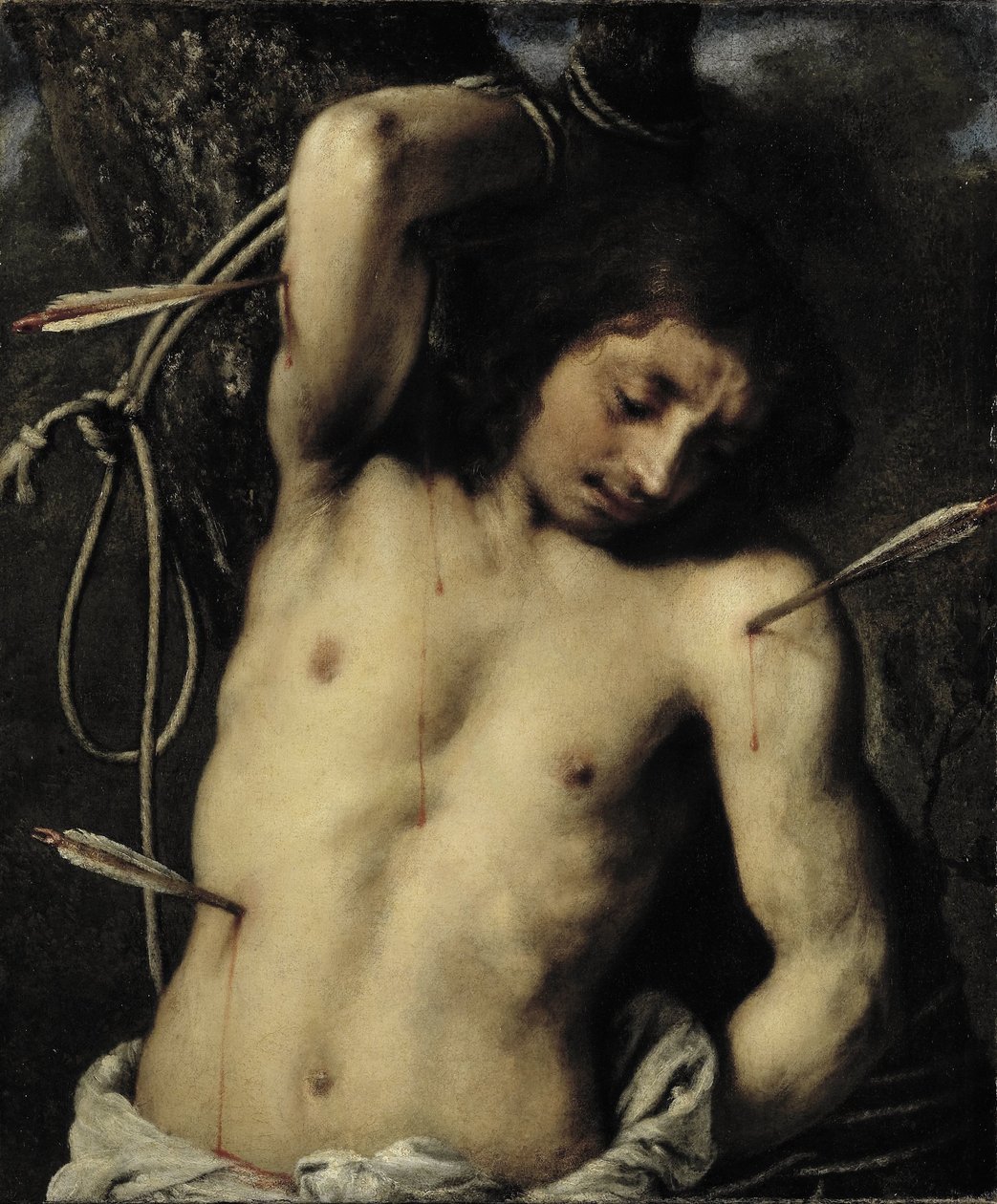 Sankt Sebastian af Juan Carreño de Miranda (attributed to)