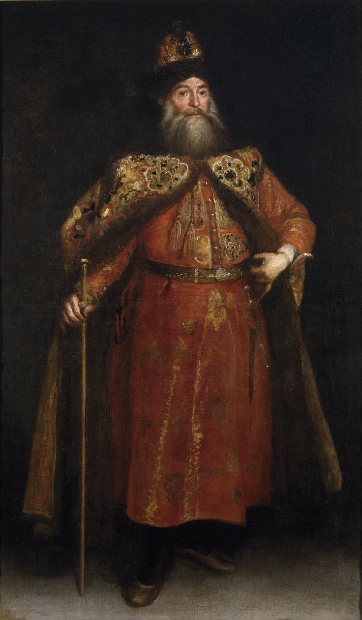 Portræt af ambassadøren Pyotr Ivanovich Potyomkin 1617-1700, 1681 af Juan Carreño de Miranda