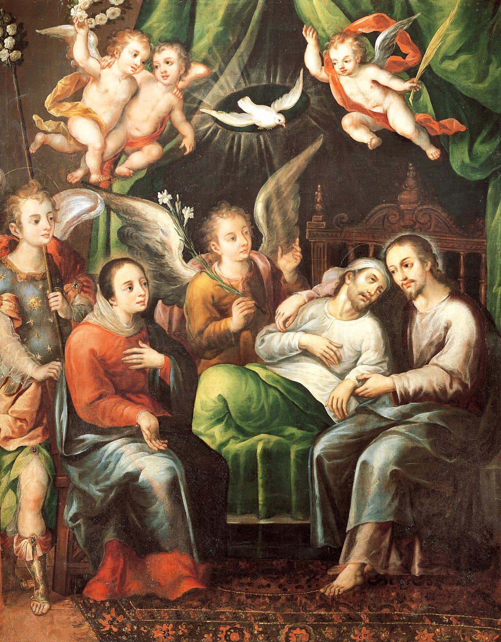 St Josephs død, af Juan Correa (1646-1716) af Juan Correa