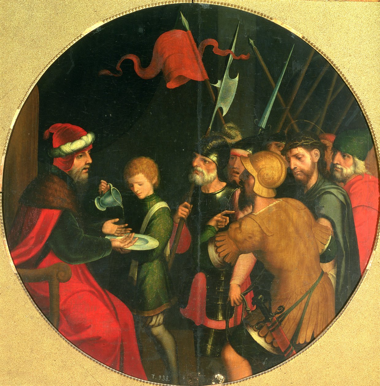 Pontius Pilatus vasker sine hænder af Juan Correa de Vivar