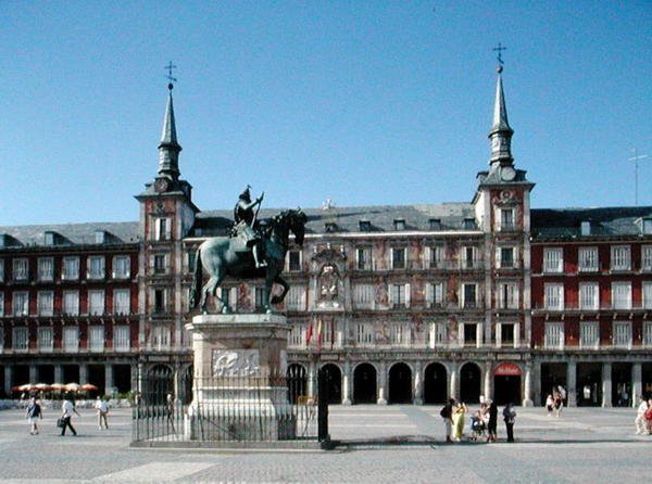 Udsigt over Plaza Mayor, ca. 1619 (foto) af Juan Gomez de Mora