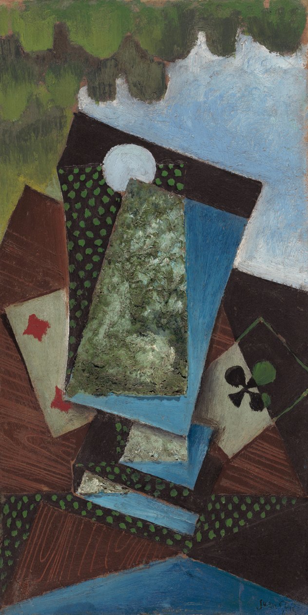 Køller-es og fire med ruder, 1915. af Juan Gris