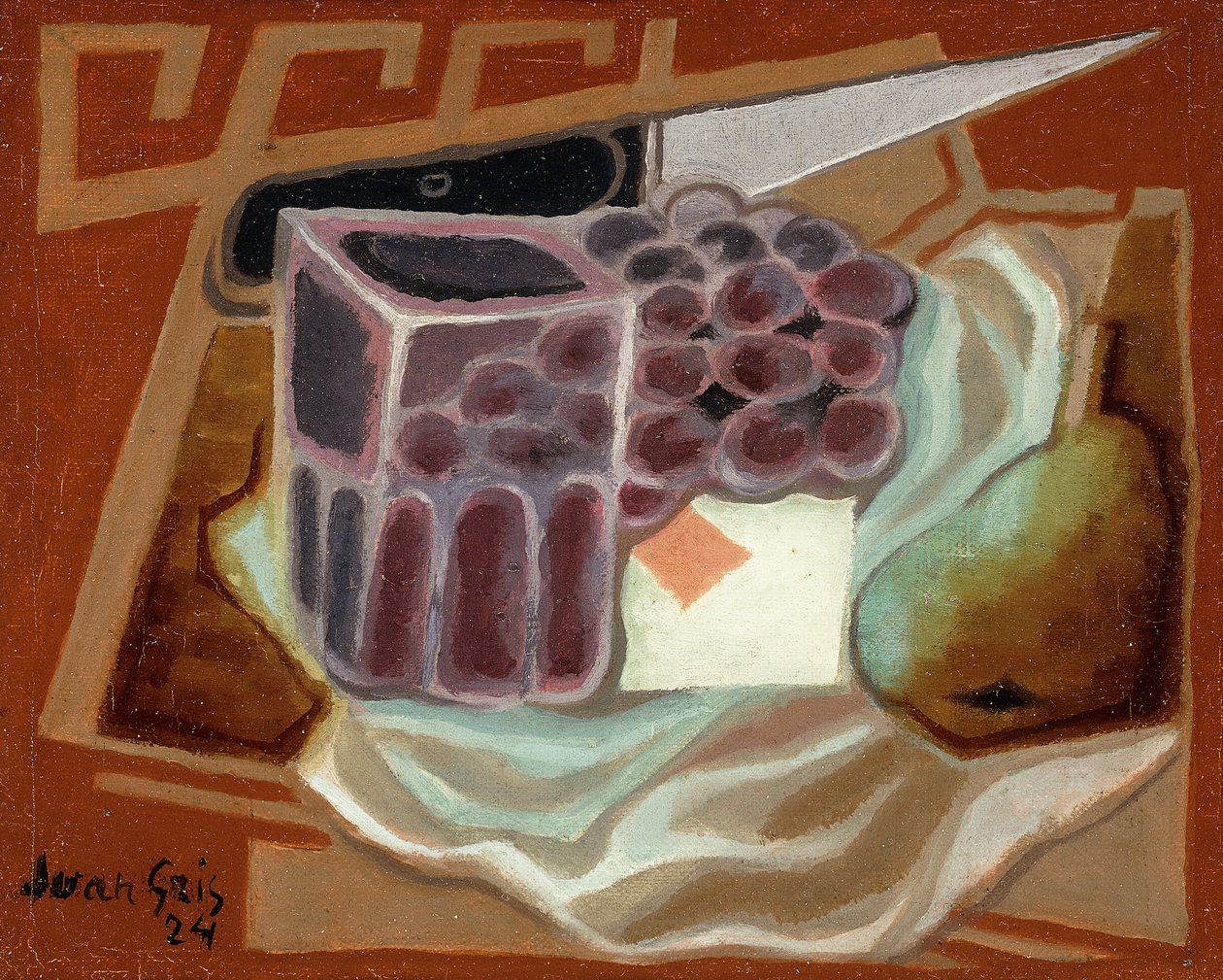 Es af diamanter; Diamantens es, 1924 af Juan Gris