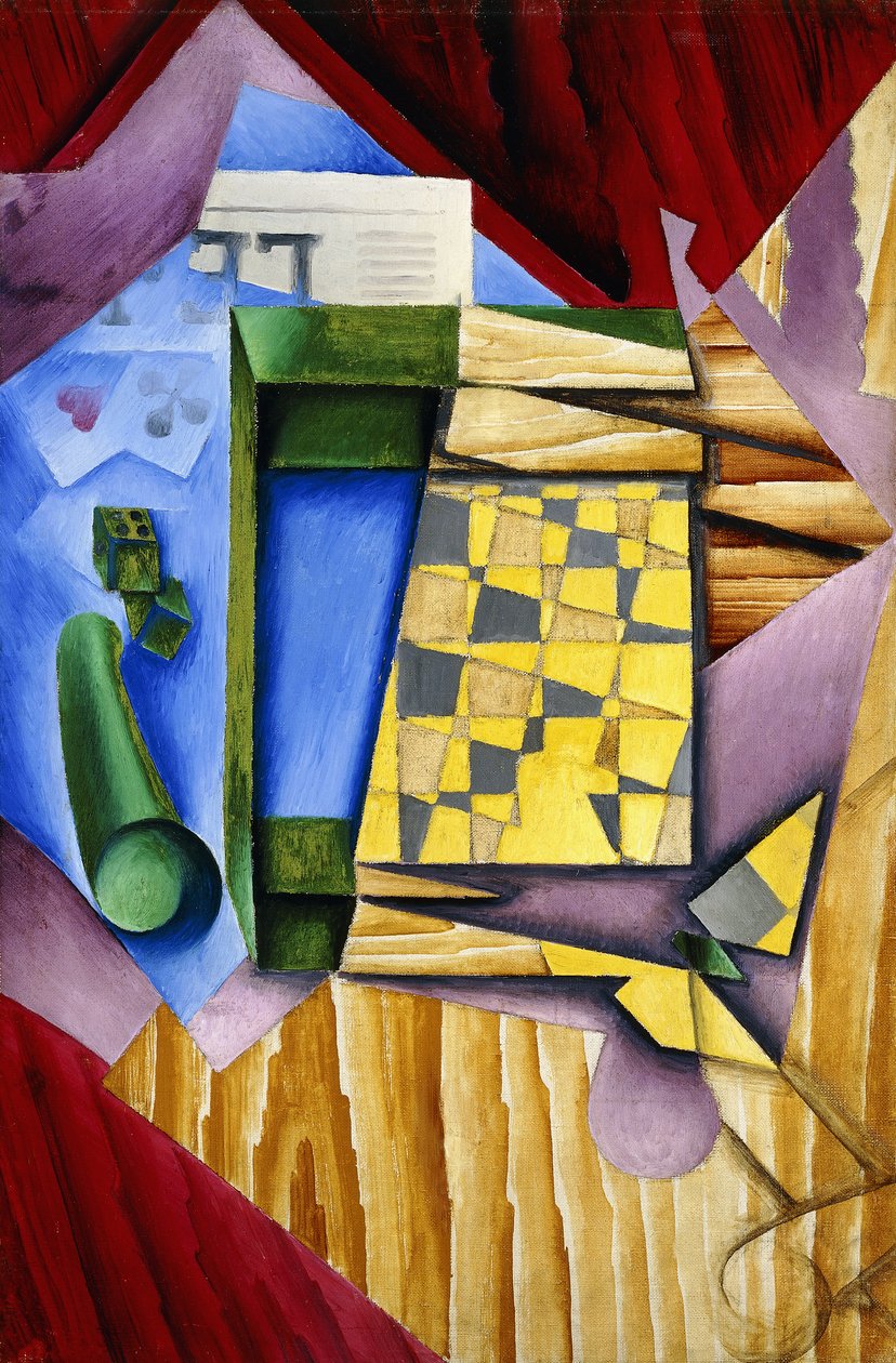 Backgammon, 1913-14 af Juan Gris