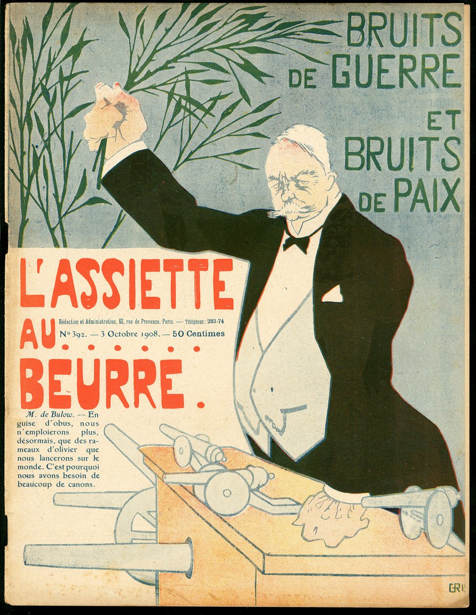 Cover af "" The Butter Plate"", nummer 392, Satirical in Colors af Juan Gris