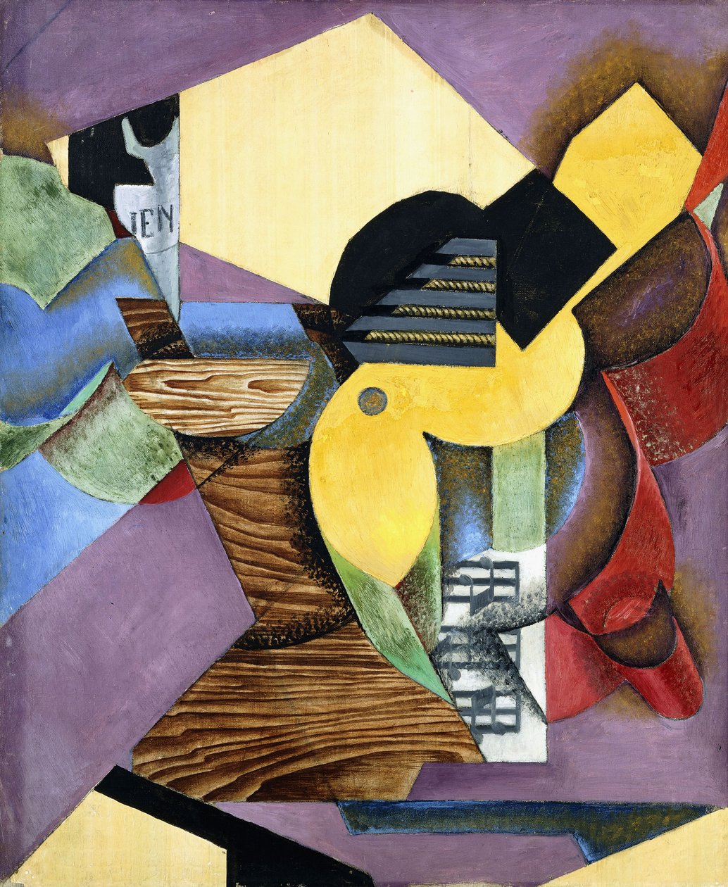 Guitar, 1913 af Juan Gris