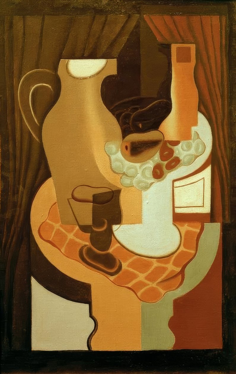 Kande og frugtskål af Juan Gris