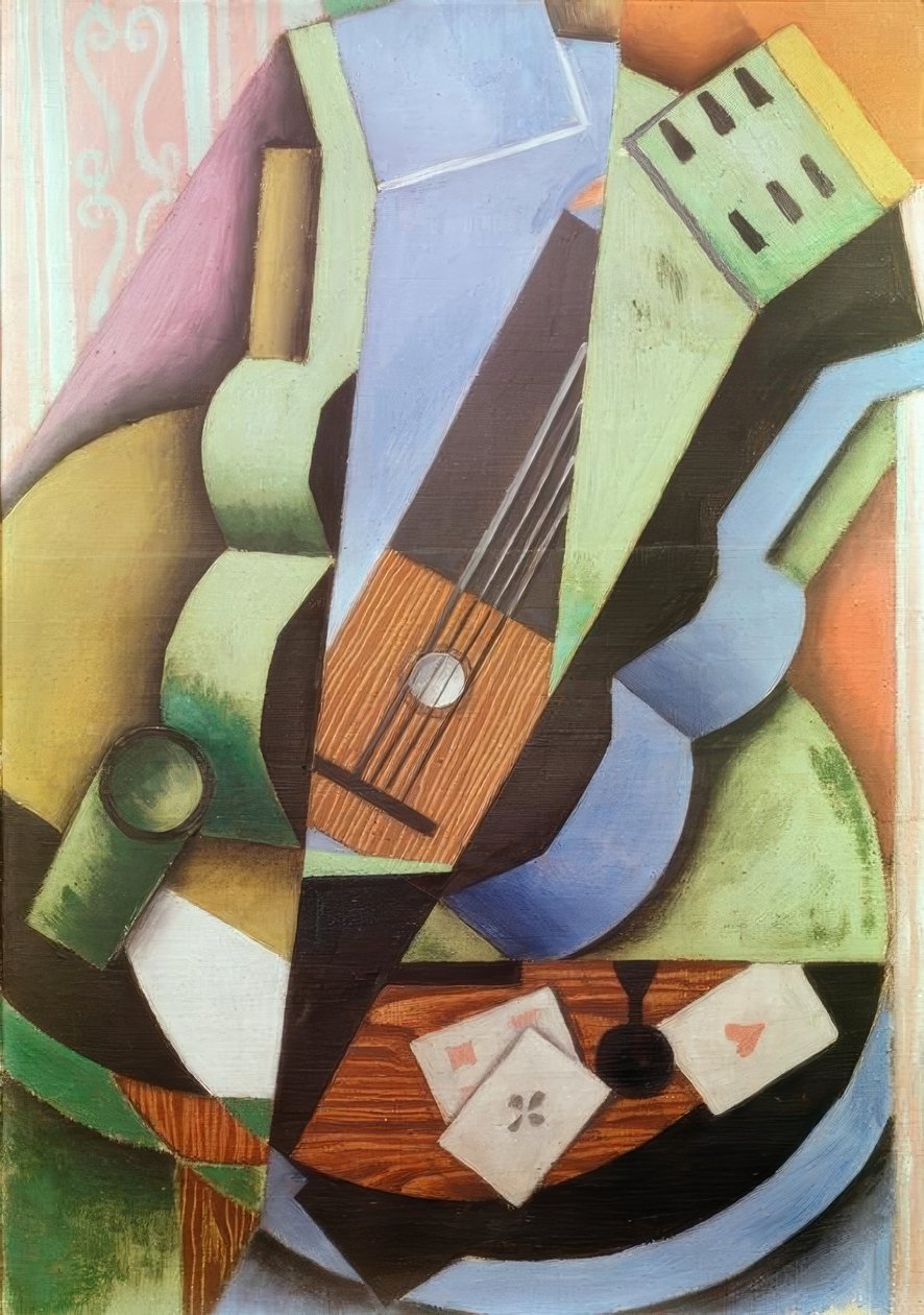 De tre kort af Juan Gris