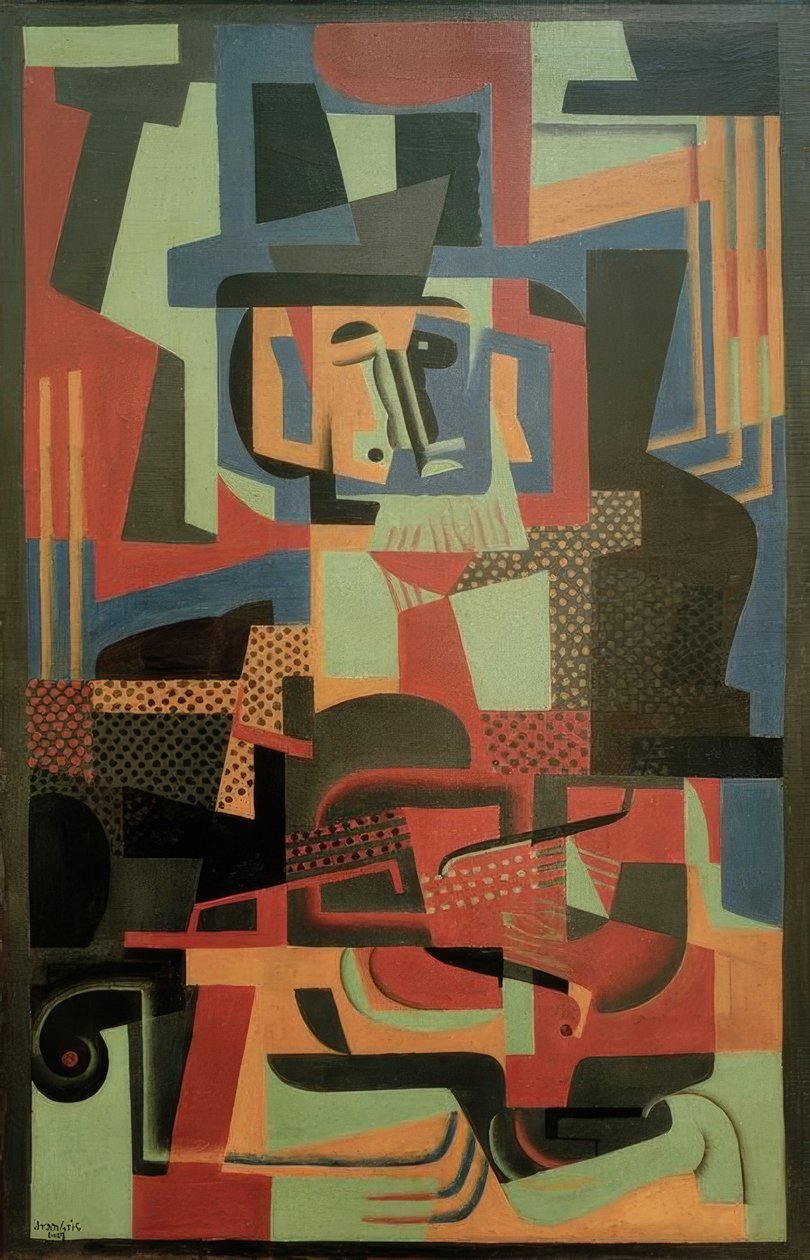Manden med violinen af Juan Gris