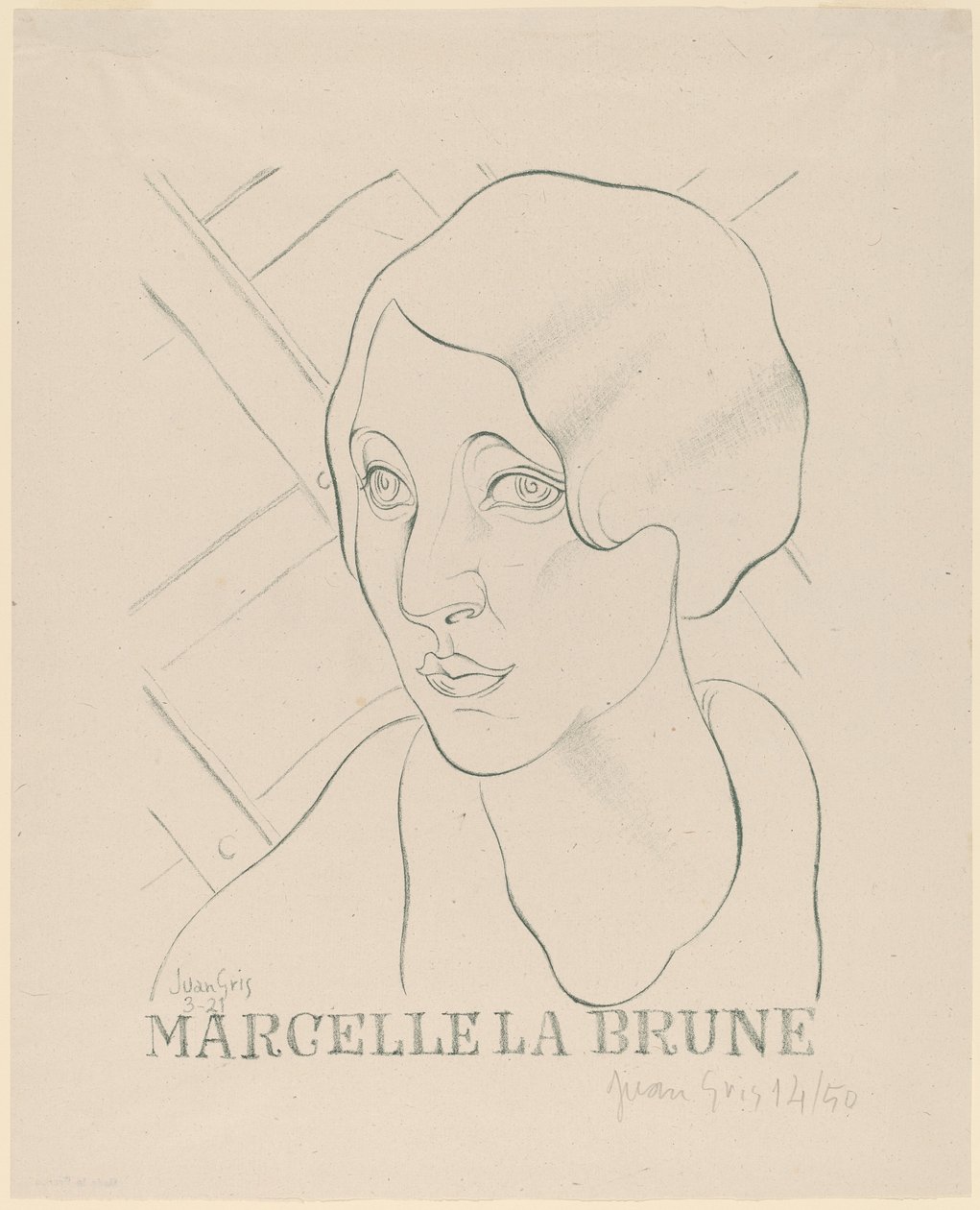 Marcelle den brune af Juan Gris