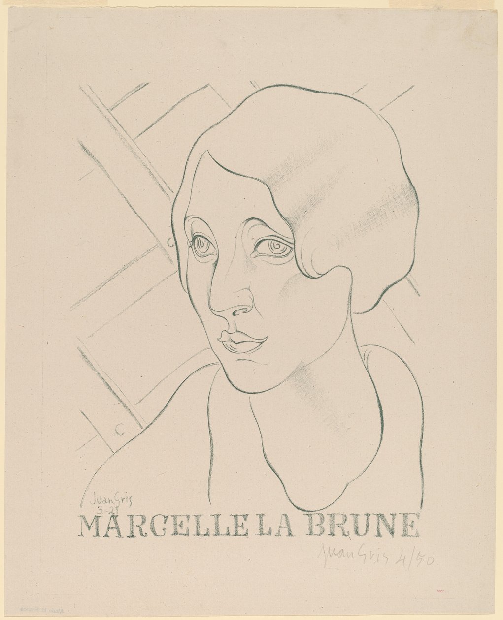 Marcelle den brune af Juan Gris