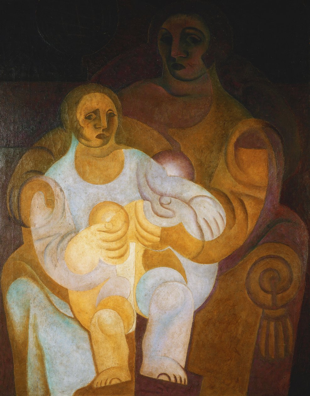 Mor og Barn; Mere et Enfant, 1922 af Juan Gris