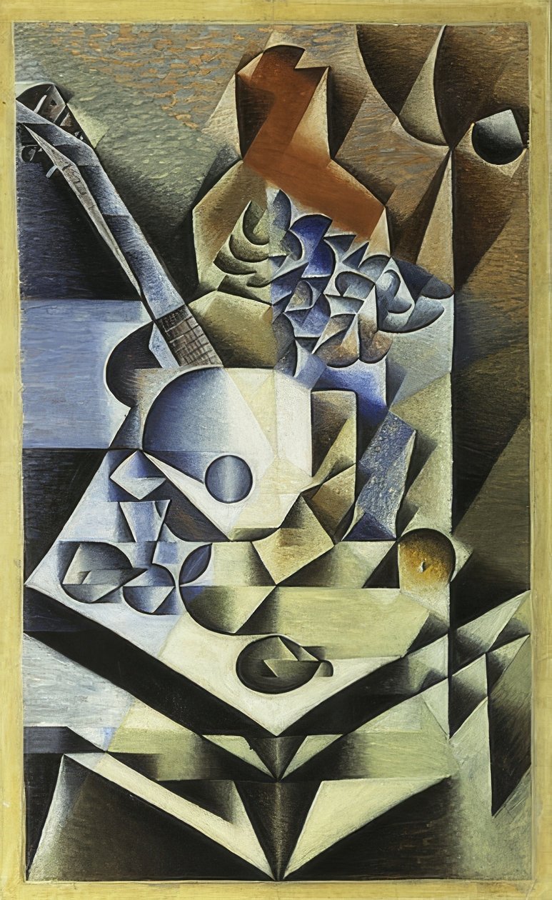 Stilleben med blomster. 1912 af Juan Gris