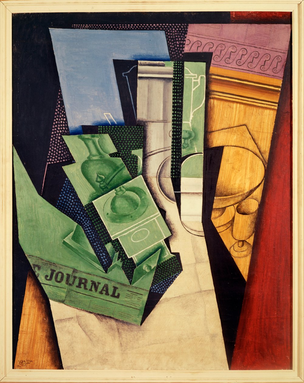 The Breakfast (maleri på lærred) af Juan Gris