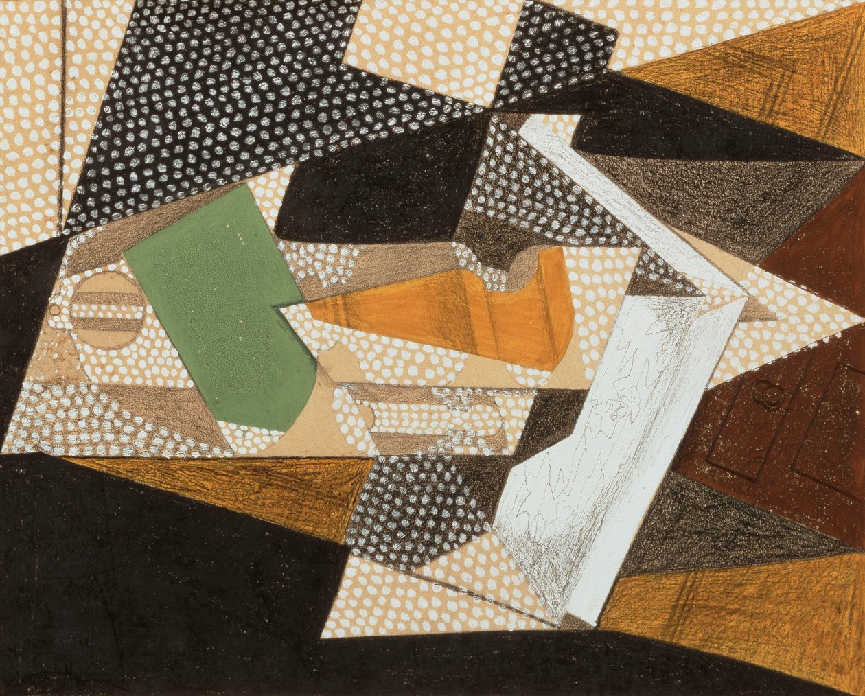 Lampen, 1916 af Juan Gris