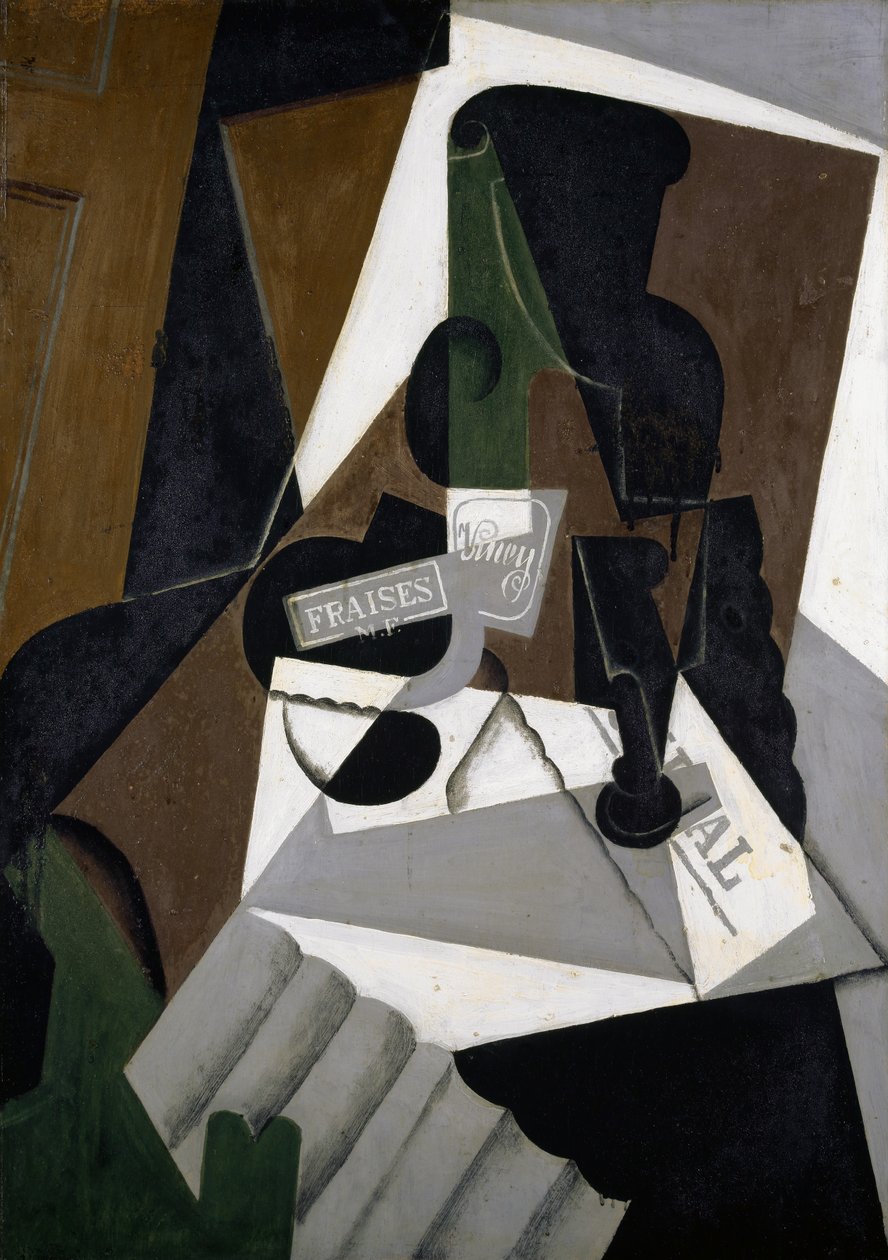 Gryden med jordbærsyltetøj af Juan Gris