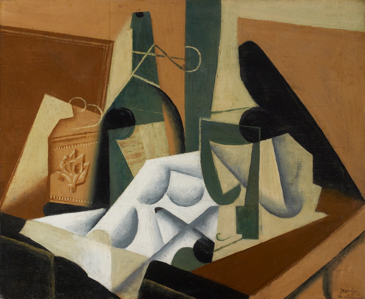 Den hvide dug, 1912-16 af Juan Gris