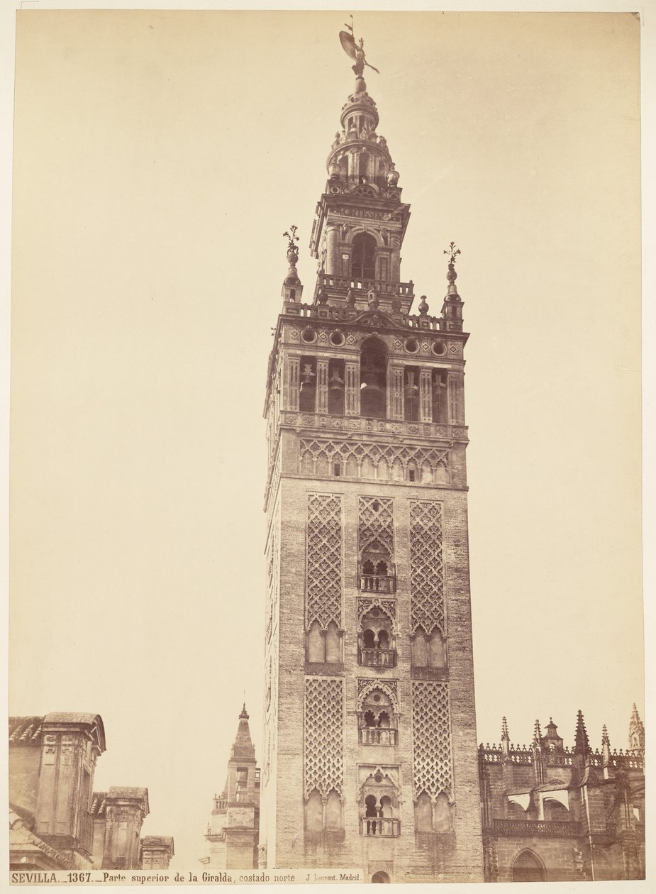 Toppen af Giralda, Sevilla af Juan Laurent