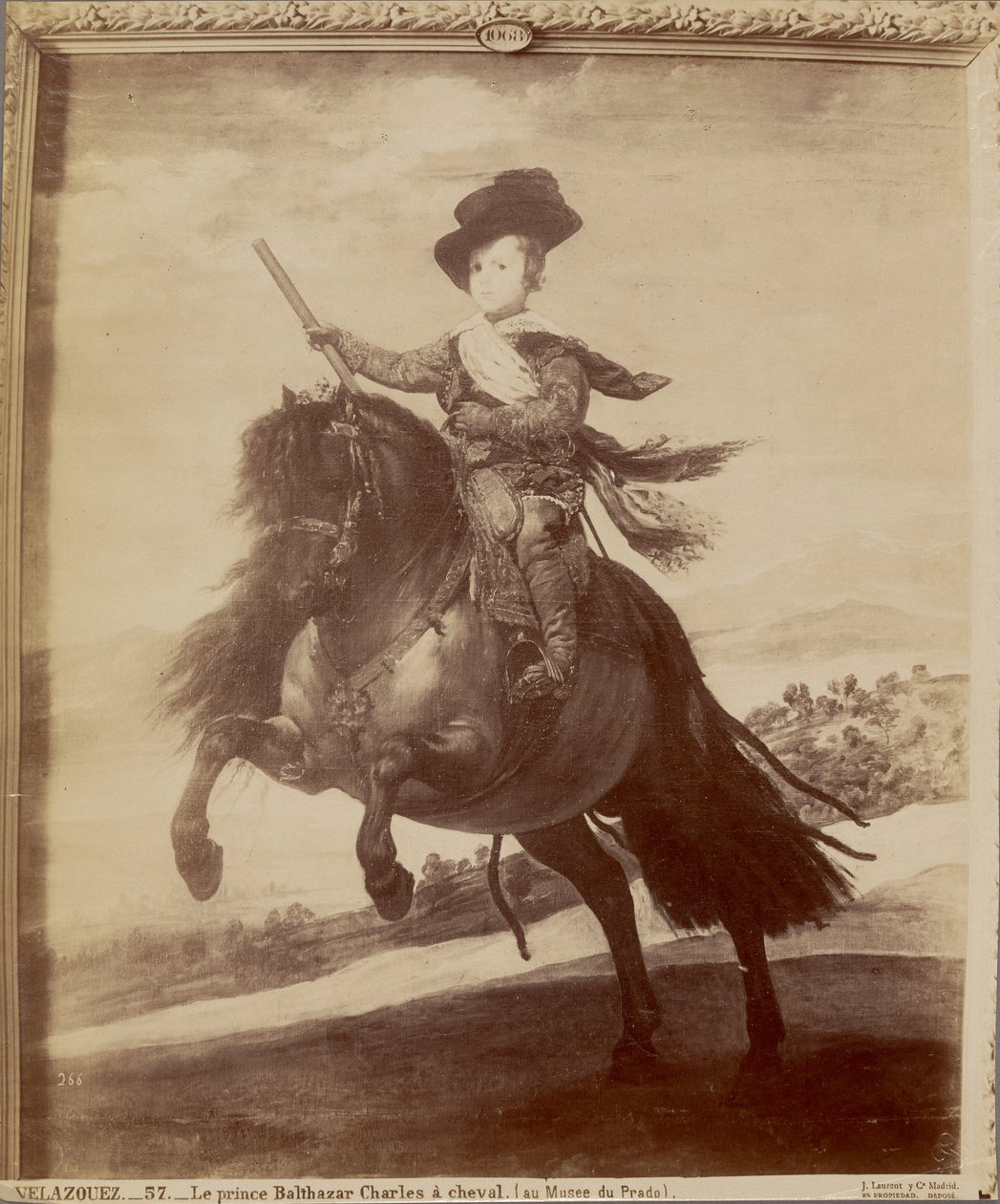Velazquez. Prins Balthazar Charles til hest (på Prado-museet) af Juan Laurent