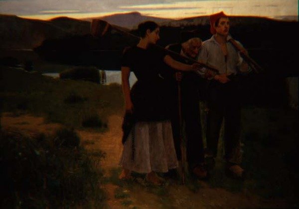 De tre vender tilbage af Juan Llimona y Bruguera