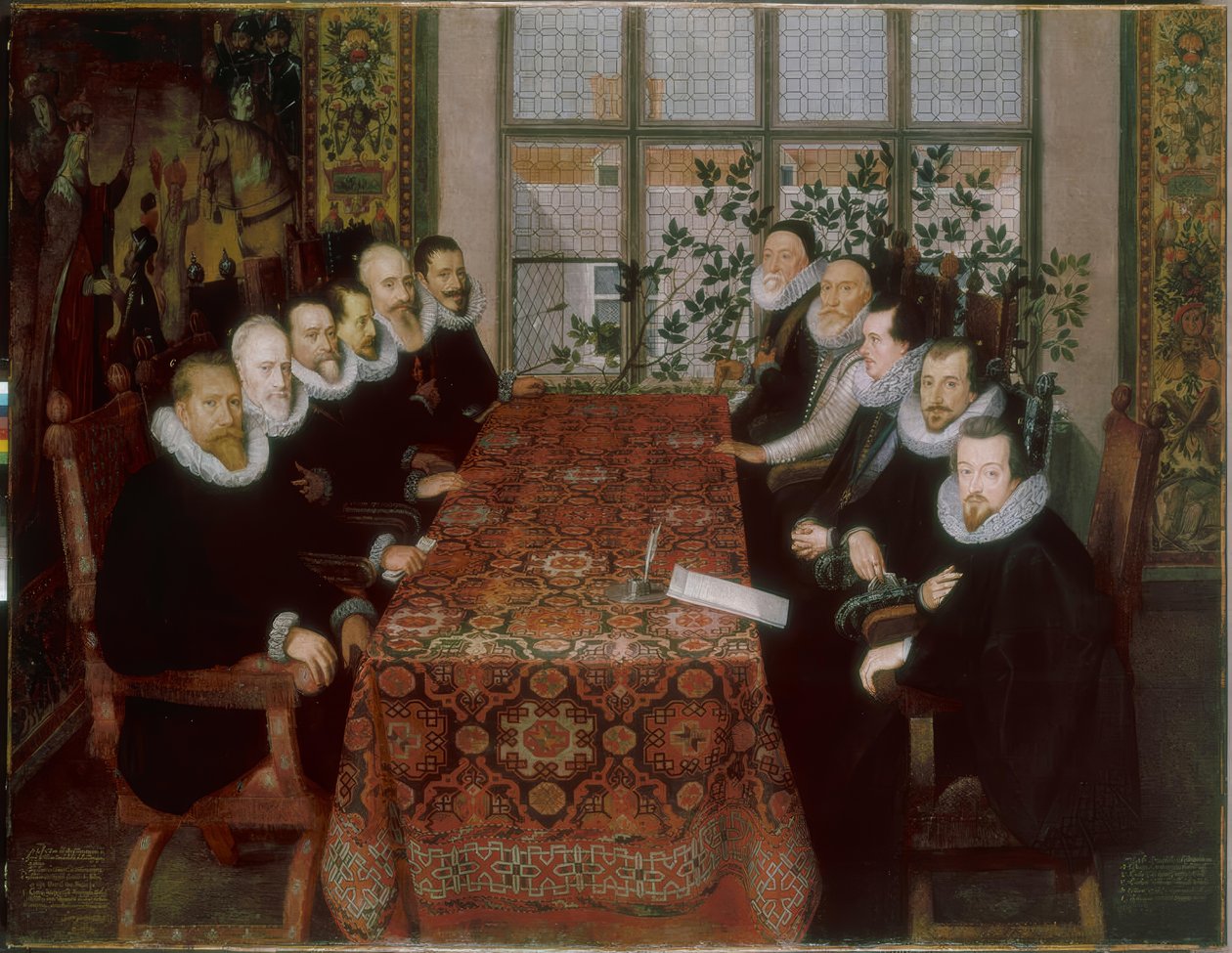 Fredsforhandlingerne i Somerset House i 1604 af Juan Pantoja de la Cruz