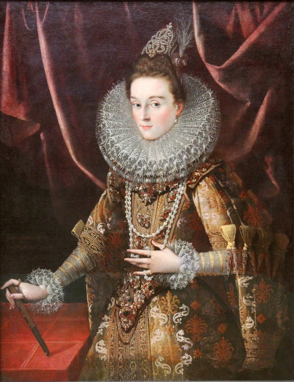 Infanta Isabella Clara Eugenia fra Spanien af Juan Pantoja de la Cruz