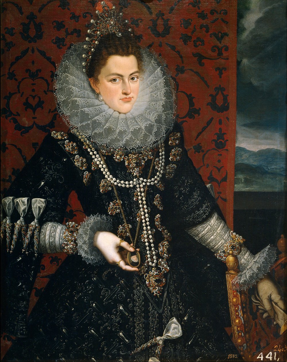 Isabelle Claire Eugenie af Østrig (Isabelle af Spanien af Juan Pantoja de la Cruz